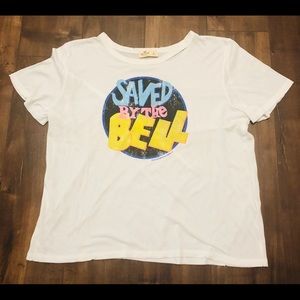Hollister women’s saved by the bell tee.